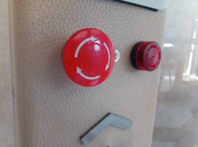 homelift safety features - emergency button